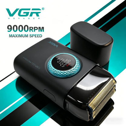 VGR Professional Beard Trimmer 9000 RPM Electric Razor V-378