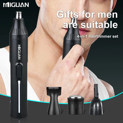 4-in-1 Professional Grooming Kit Nose & Ear Hair Trimmer