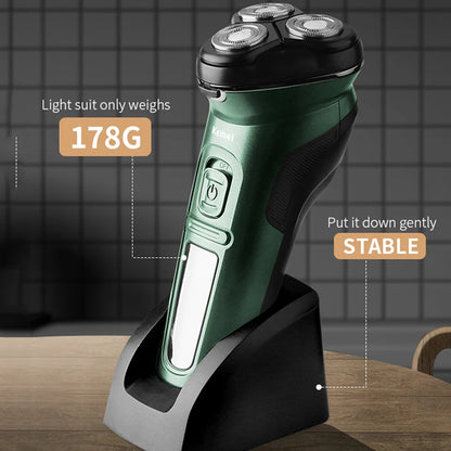 Kemei LCD Dislay Waterproof Electric Shaver For Men