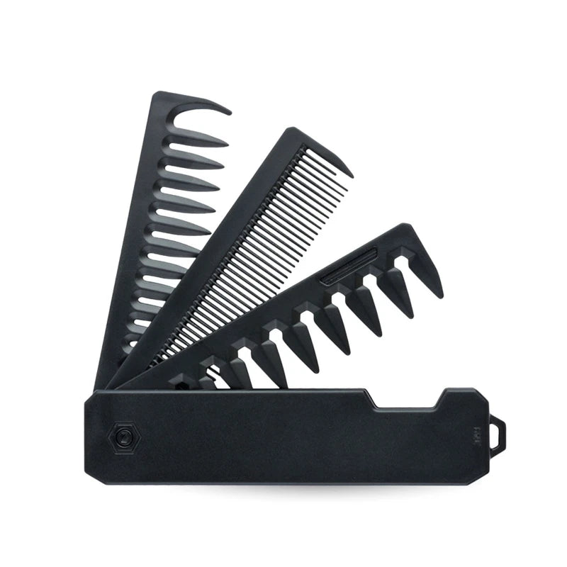 Double/Triple Tooth Portable Folding Hair Comb