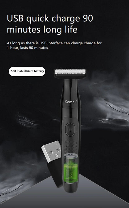 KM-114 3in1 Electric shaver for men wet dry electric razor