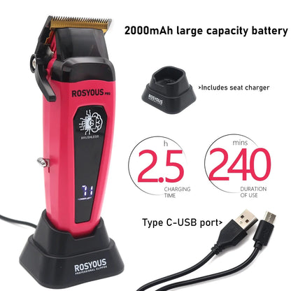 Professional Hair Clipper Brushless Motor DLC Blade  for Men 106