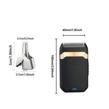 Electric Shaver Compact single-head reciprocating portable shaver