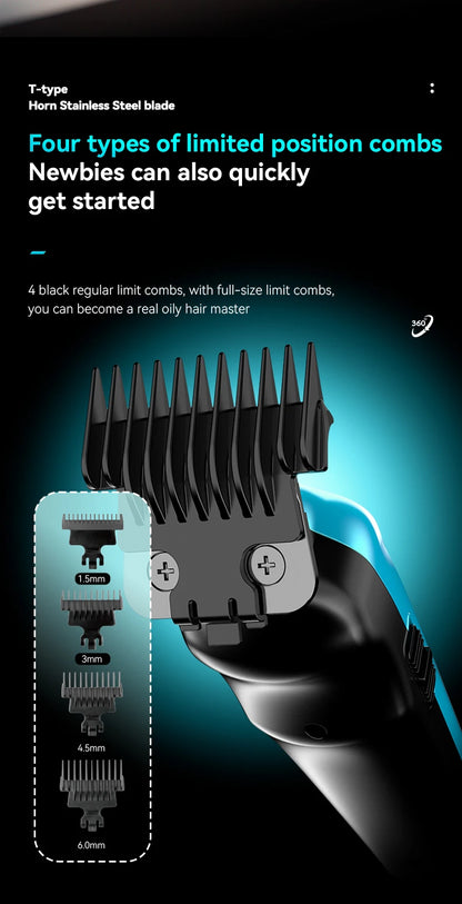 kemei Salon Rechargeable Trimmer Clipper High Speed KM-264