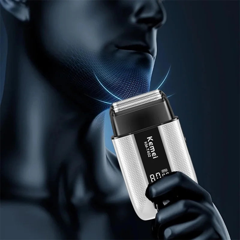 KEMEI T402 Professional Foil Shavers for Men IPX7 Waterproof