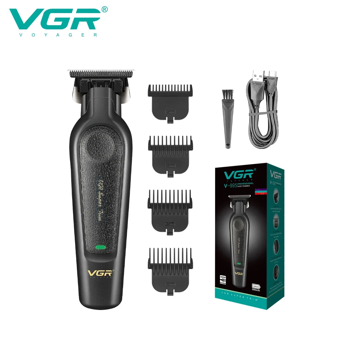 VGR V-995 electric hair clipper oil head carving