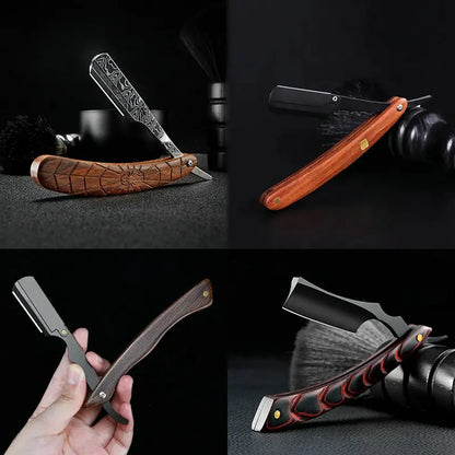Wooden trimmer manual shaver professional straight edge