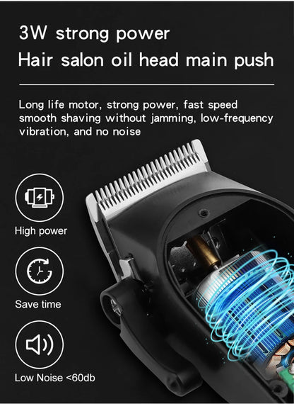 Professional Hair Clipper Cosinion - Rechargeable Hair Trimmer 160min Runtime