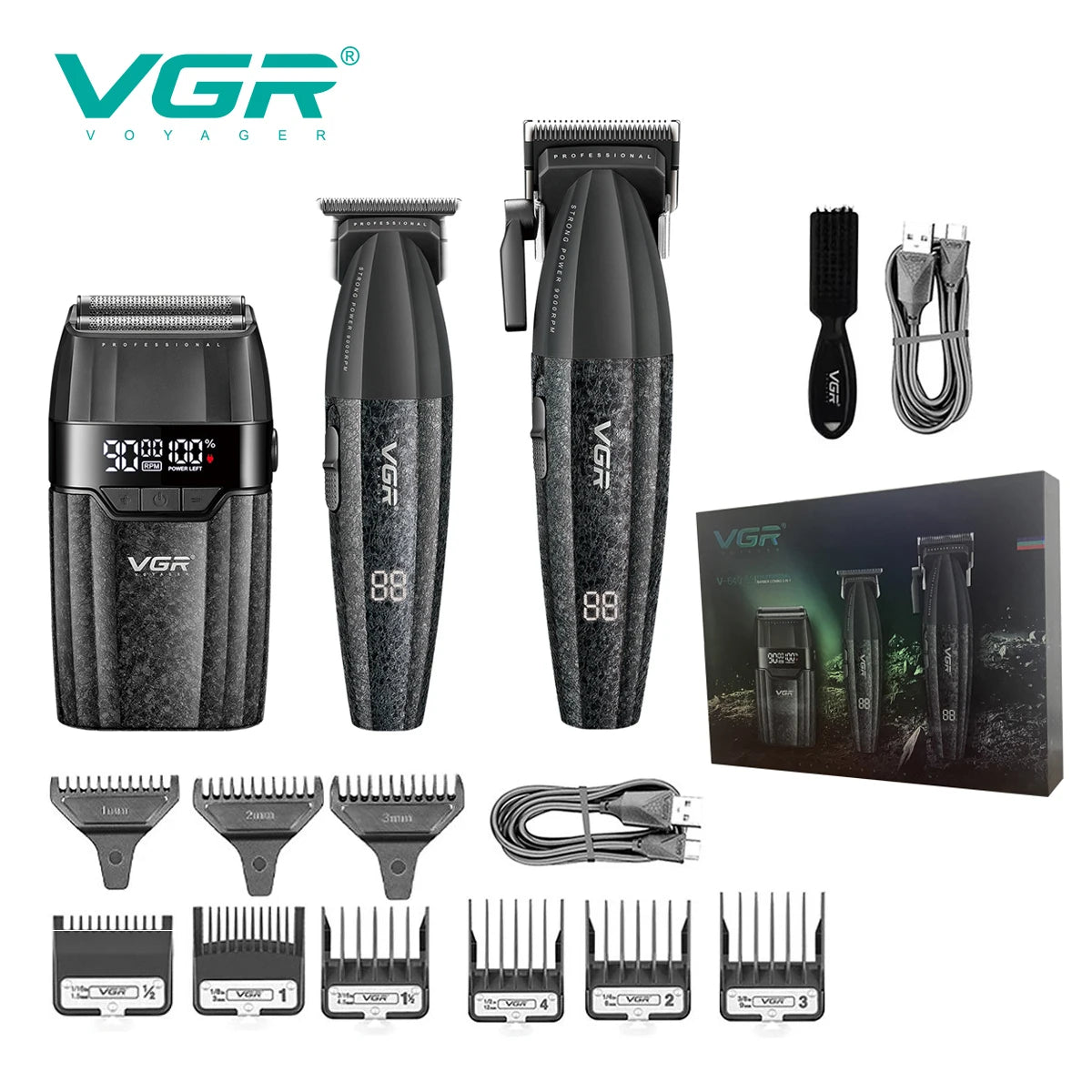 VGR Hair Trimmer Professional Hair Clippers Trimmer V-640