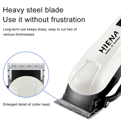 Hiena HYN-222 Electric Hair Clipper UBS Rechargeable Cordless Trimmer