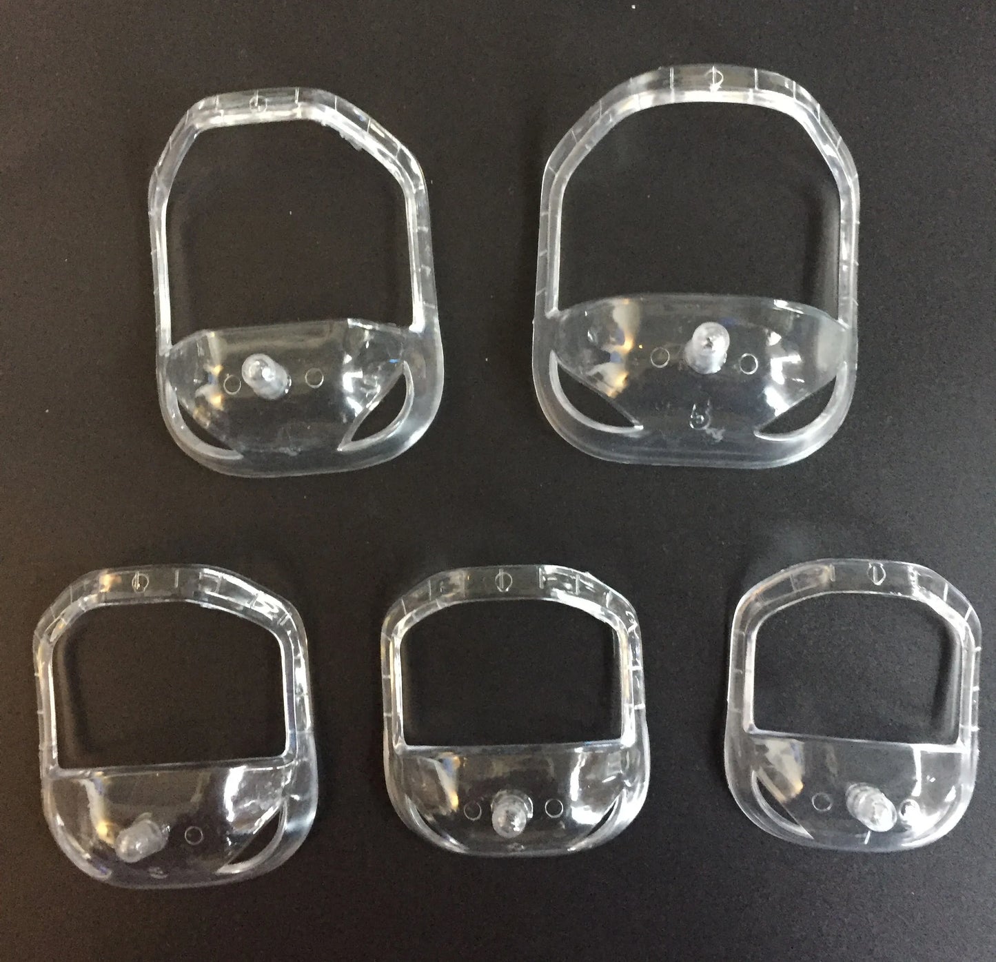 5Pcs Set Different Sizes Beard Styling Tools Shaving