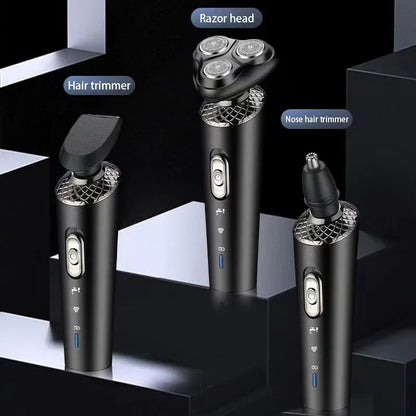 3-in-1 Electric Shaver Multi Functional Waterproof Men's Smart Trimmer