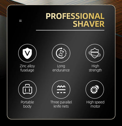 Kemei 8500 RPM Electric Shaver for Men Rechargeable Beard Shaver