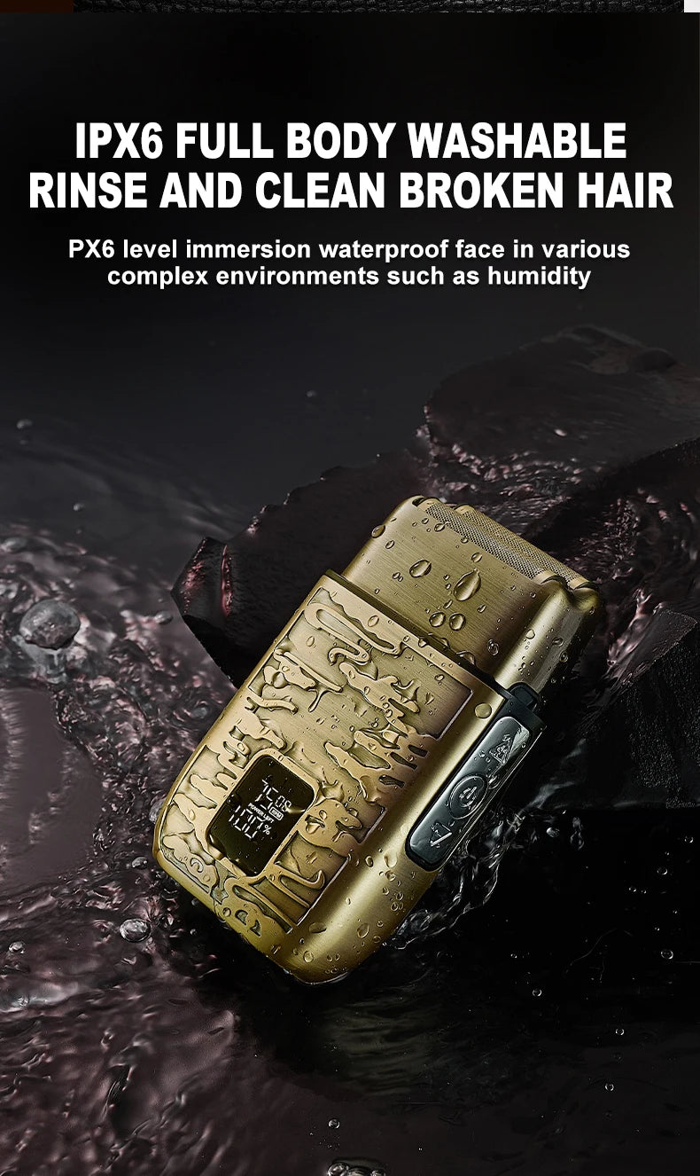 Resuxi 740 All Metal Hair Clippers Ears Nose Hair Trimmer