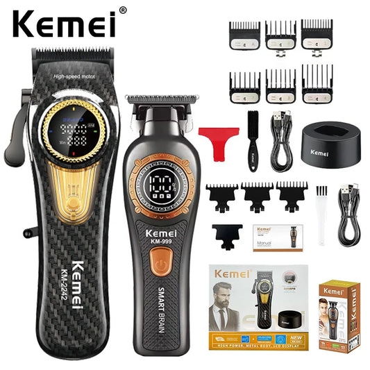 Kemei KM-2242 Hair Clipper Trimmers KM-999 Clippers Kit