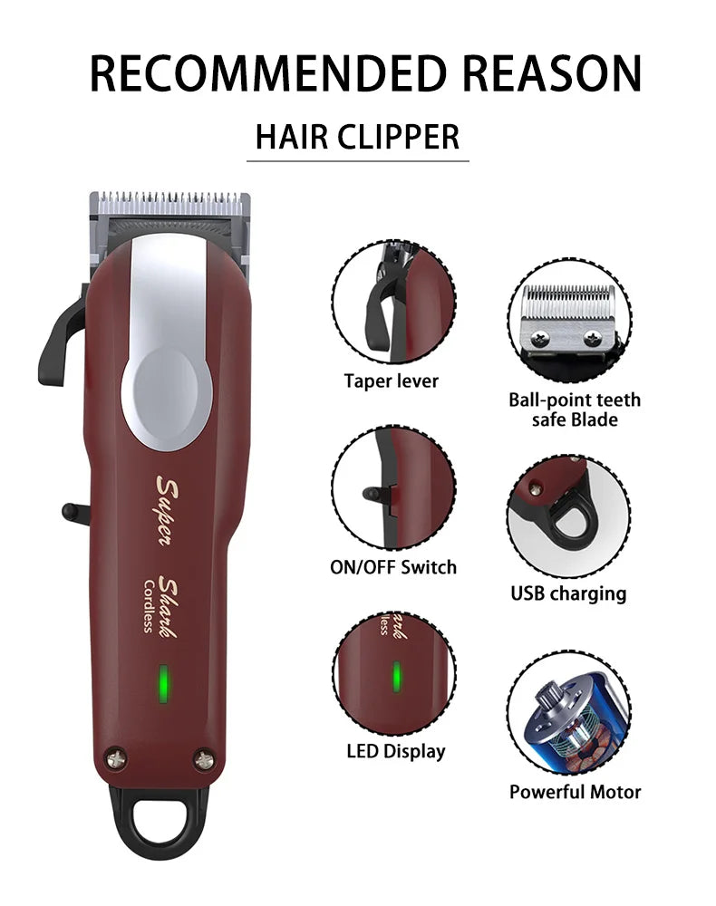 Magicful Professional Hair Clipper Beard Shaver Hair Cutting Machine