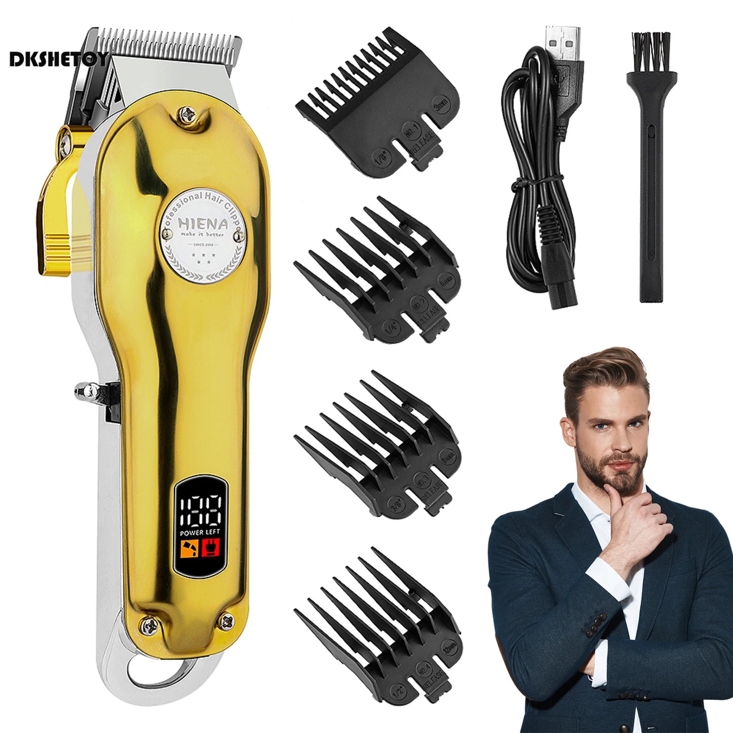 HIENA HYN-201 Electric Hair Trimmers Barber hair clipper