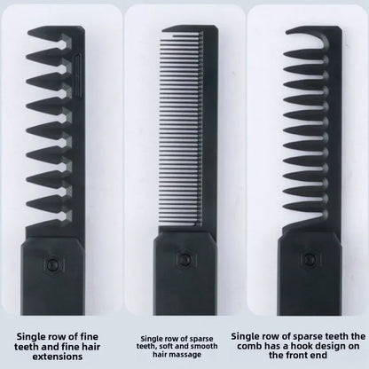Multifunctional 3-in-1 Plastic Folding Pocket Combs