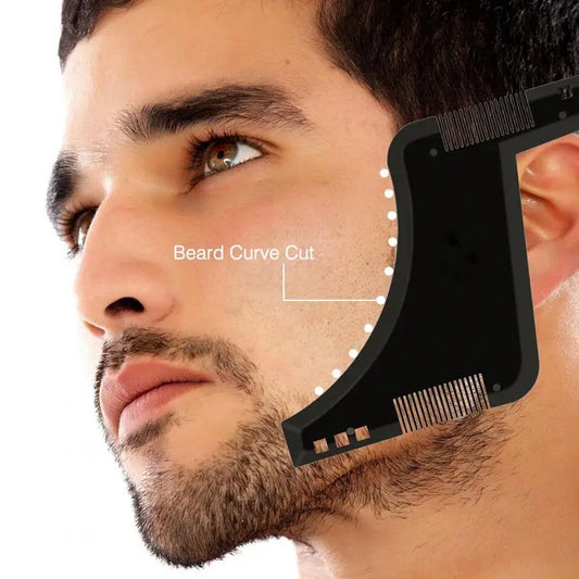 Diagonal Beard Pattern Beard Styling Template – Beard Air