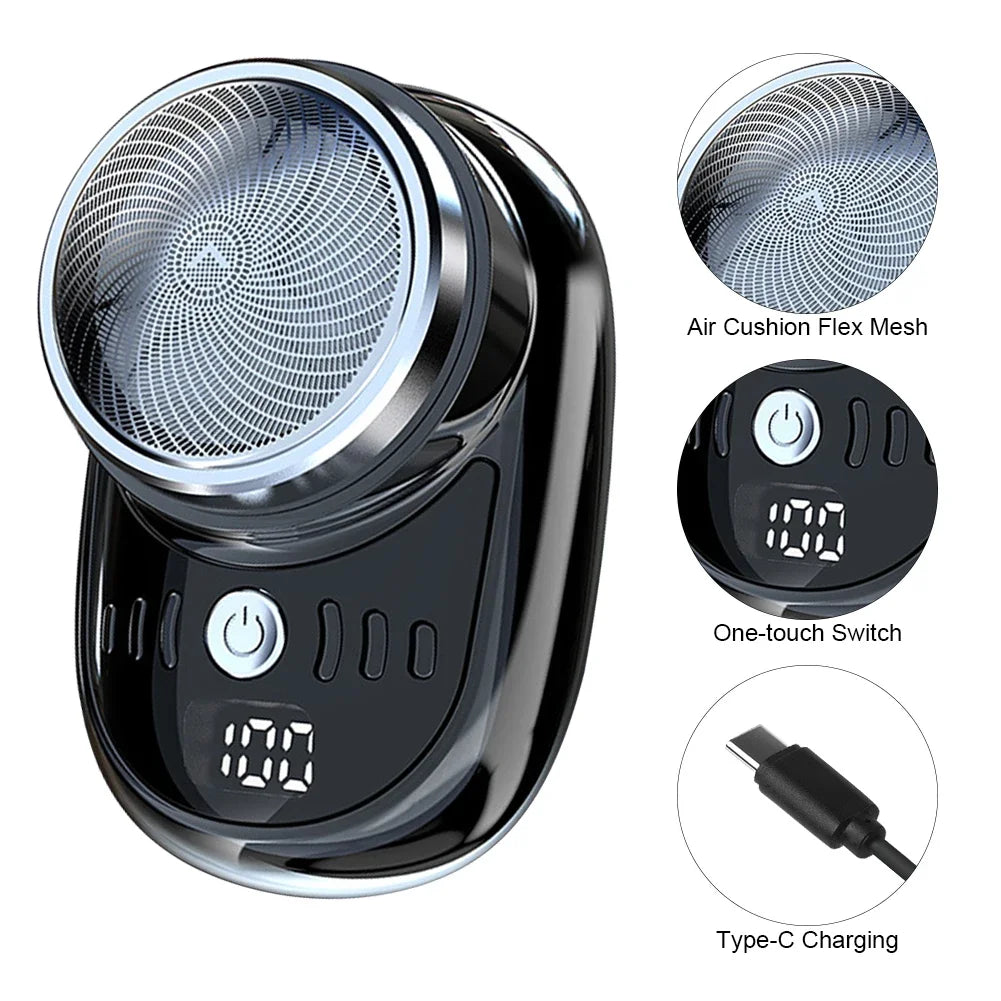 Mini Electric Travel Shaver For Men Pocket Size Beard Razor