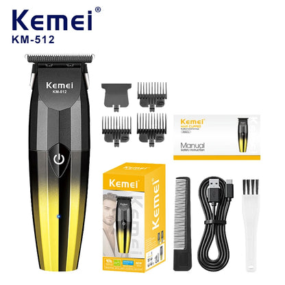 KM-512 Hair Clipper Electric Thruster USB Charging High Speed