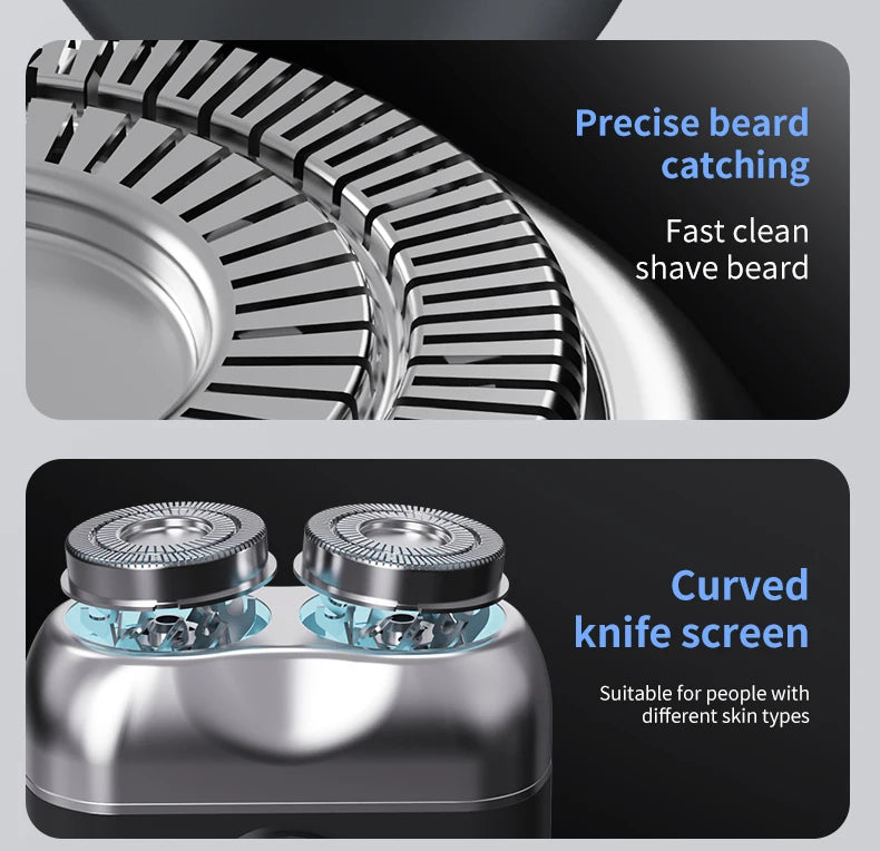 Mini electric shaver compact and fast charging