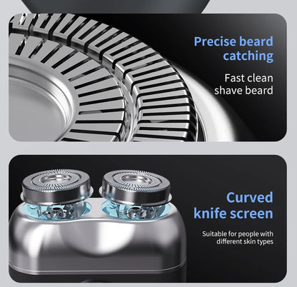 Mini electric shaver compact and fast charging