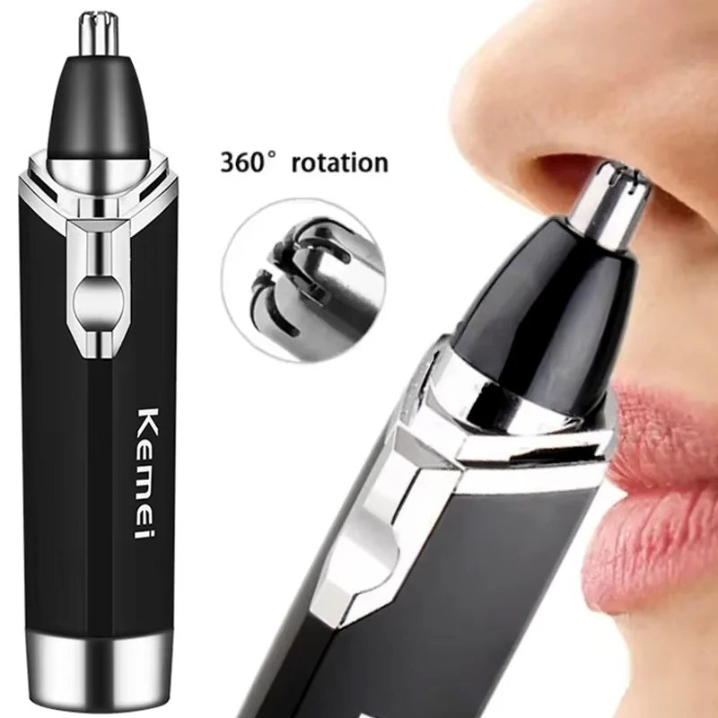 Kemei Nose Hair Trimmer Mens Beard Trimer  Hair Removal