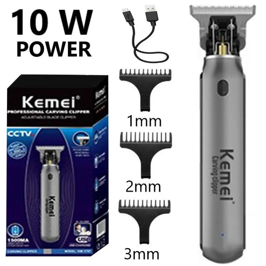 Kemei Rechargeable Electric Cordless Hair Clipper Trimmer