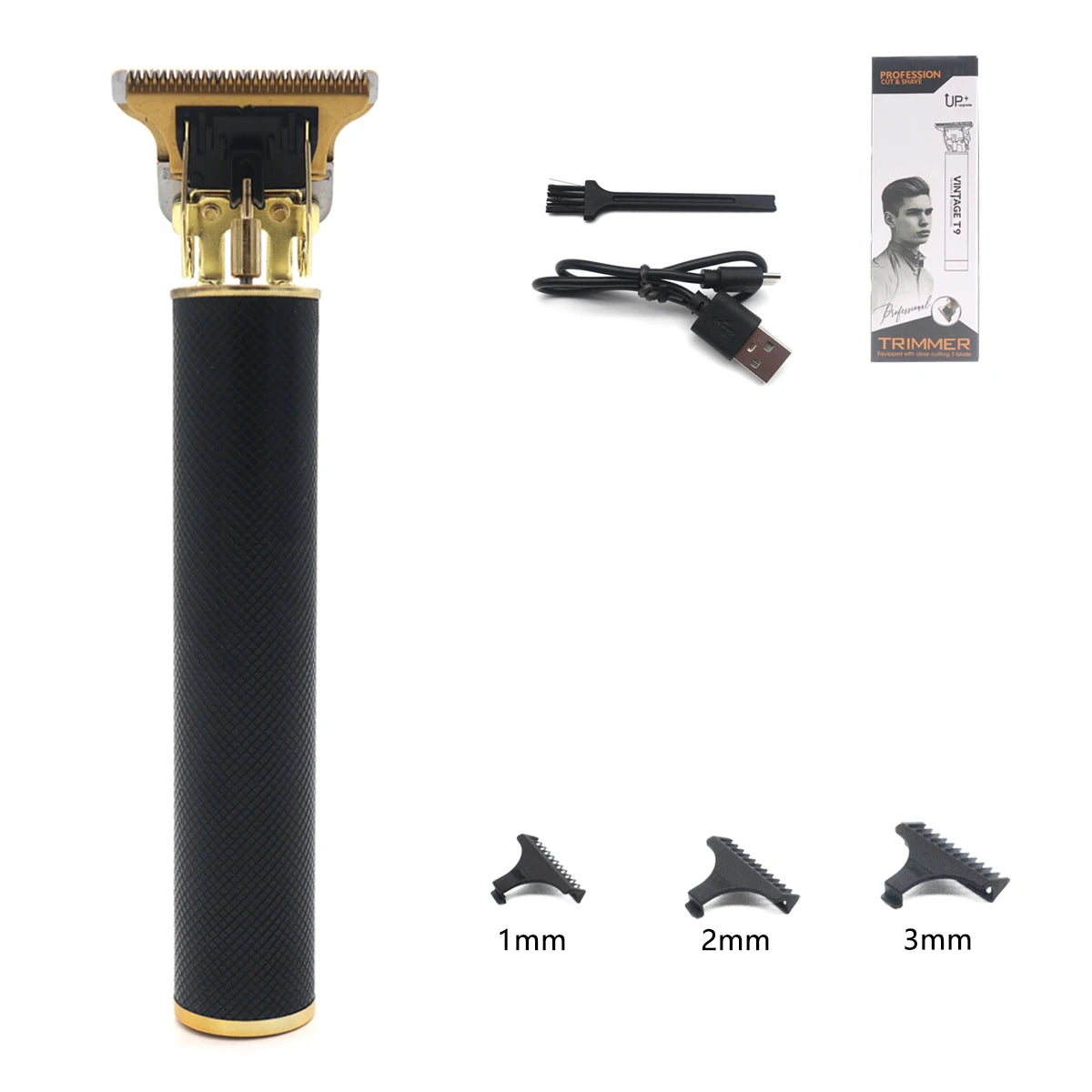 T9 Professional Hair Trimmer Machine Metal Body Stainless Steel