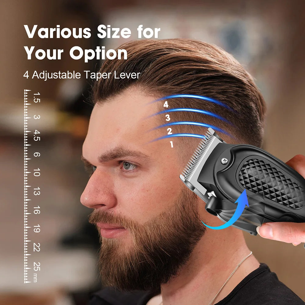 Professional Hair Clipper Cosinion - Rechargeable Hair Trimmer 160min Runtime