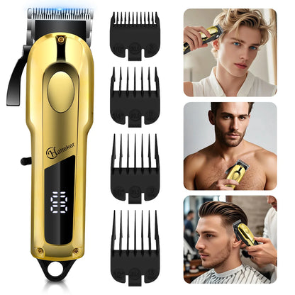 HATTEKER professional Hair Clipper Adjustable Blade for Men