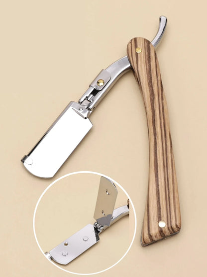 Barbershop Manual Shaver Straight Edge Stainless Steel