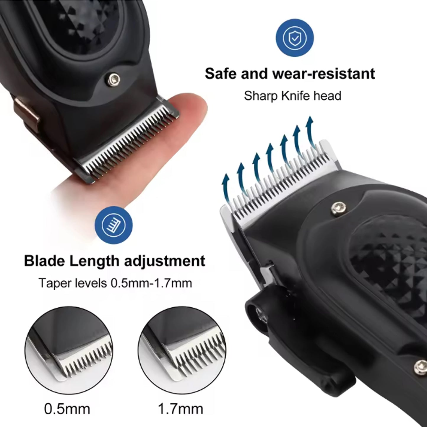 hiena Hair Clipper Barber Professional Cordless Trimmer HYN-212