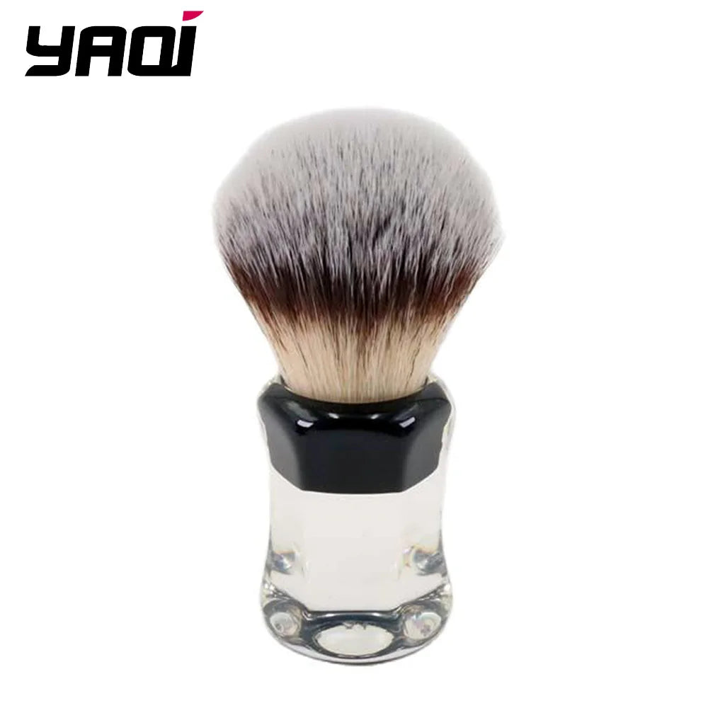 Robin Synthetic Hair Clear Handle Men Wet Shaving Brush