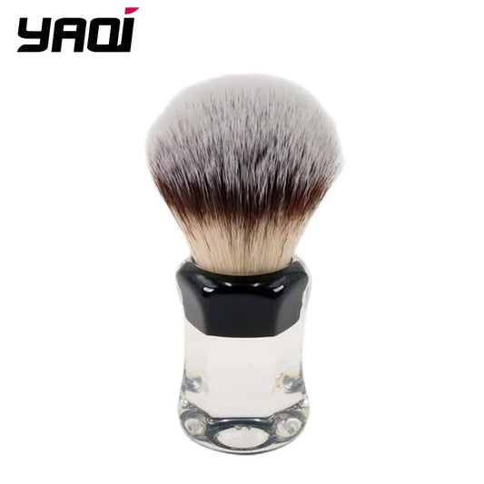 Robin Synthetic Hair Clear Handle Men Wet Shaving Brush