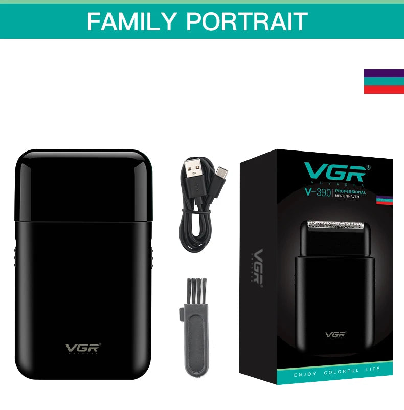 VGR Electric Shaver Professional Beard Trimmer Razor V-390