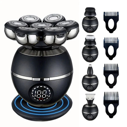 Electric Shaver 7D Floating Cutter Head Base Charging