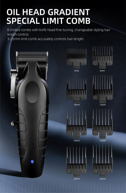 Kemei Men's Electric Hair Clipper USB Rechargeable KM-2296