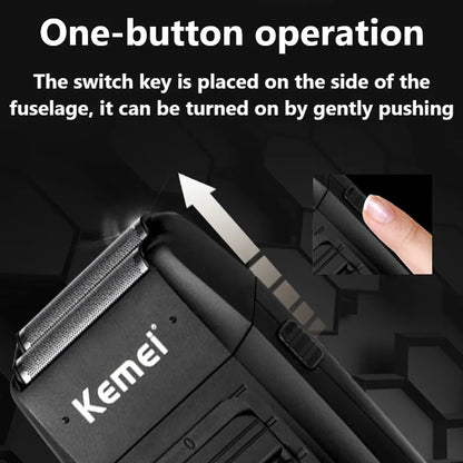 Kemei KM-1102 Rechargeable Cordless Shaver