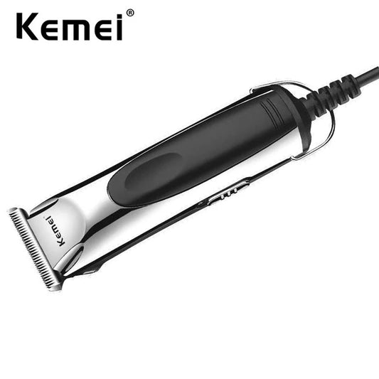 Kemei 850 professional hair trimmer plug in electric hair clipper