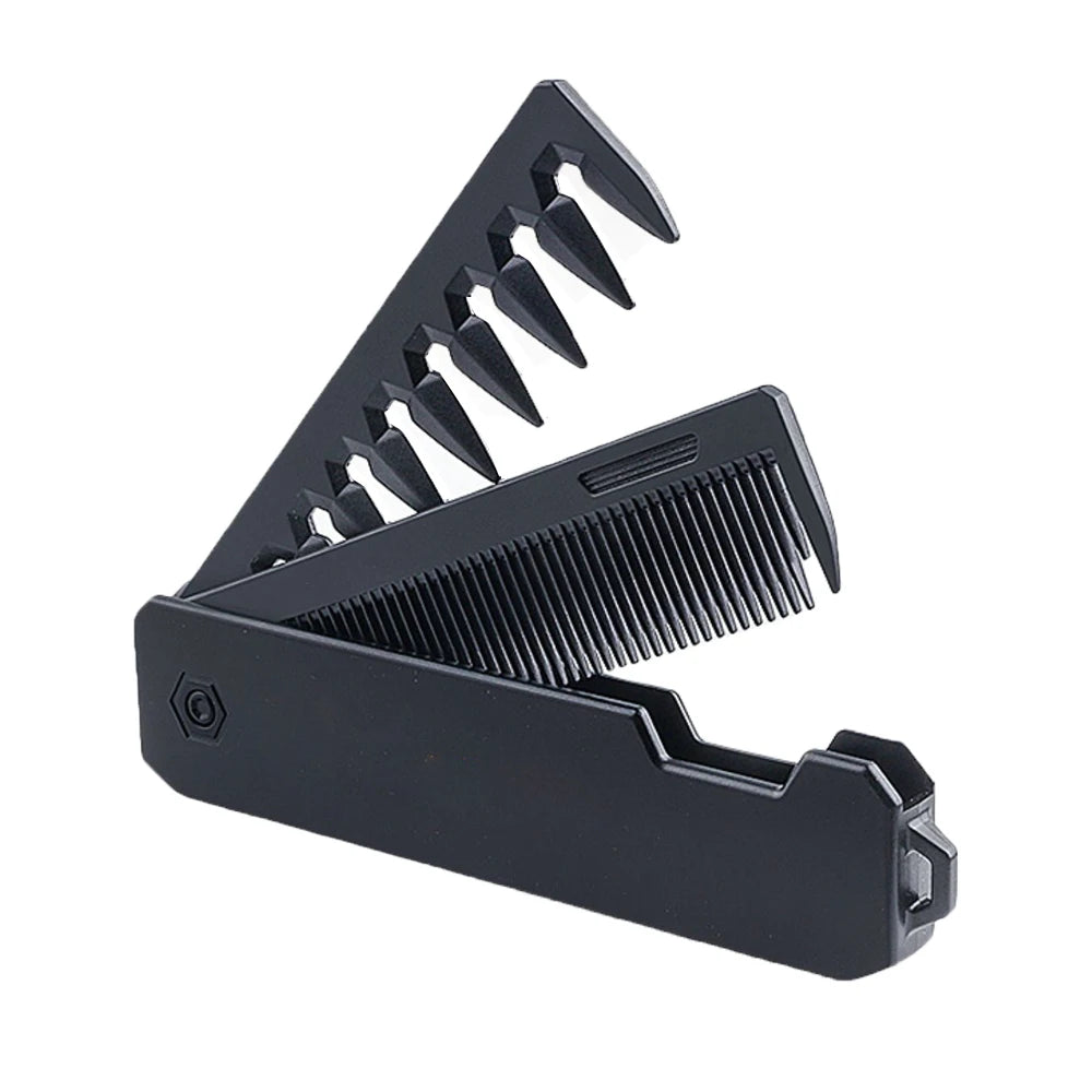 Multifunctional Folding Hair Comb Wide Tooth Oil Head Styling Beard