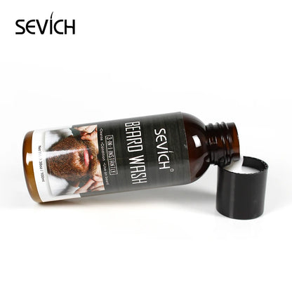 Sevich Men's Beard Growth Oil Care Products Beard Dyeing Cream Kit