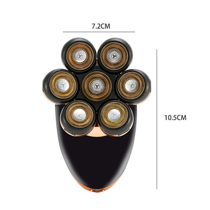 Men 7D Floating Men Electric Shaver Wet Dry Beard Hair Trimmer