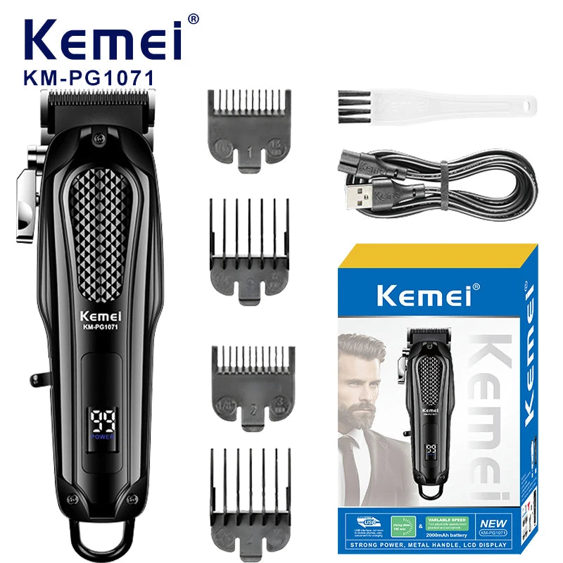 Kemei KM-PG1071 Professional Hair Clipper Kit Men's