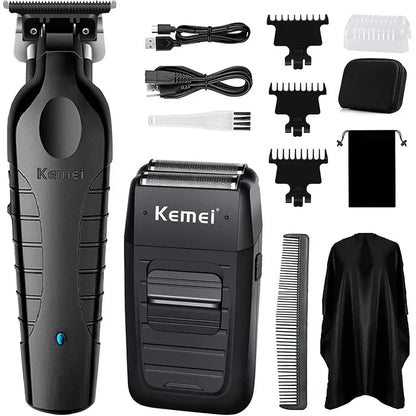 Kemei Professional Hair Clipper Kit Electric Shaver KM-2299 KM-1102