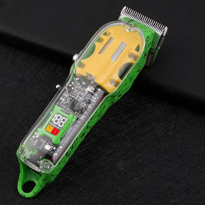 Professional Transparent Cover Hair Clipper for Men Electric Hair Trimmer