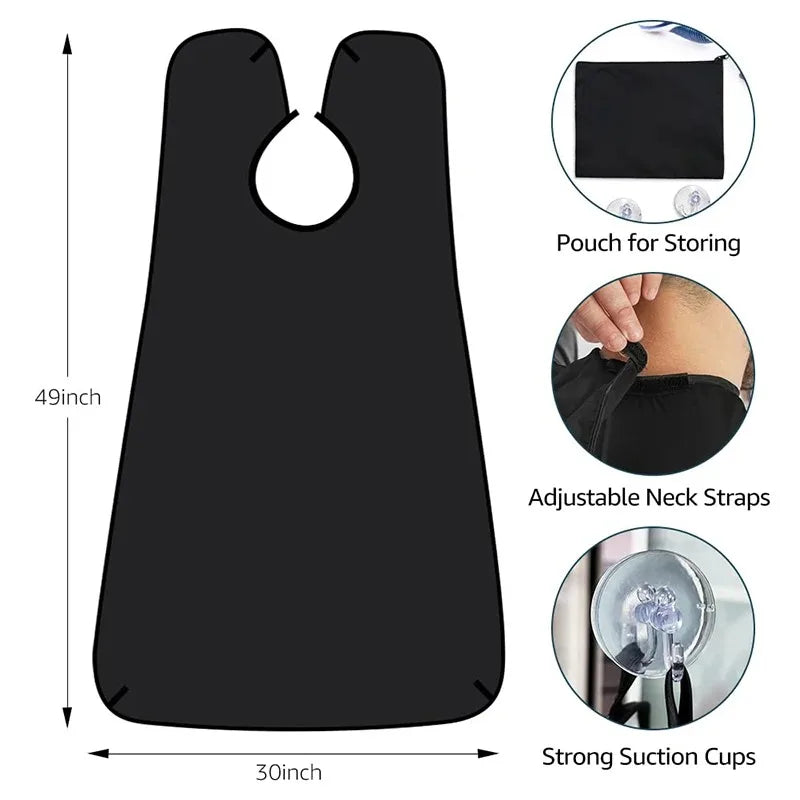 Men's Shaving Bibs Bathroom Apron Beard Bib