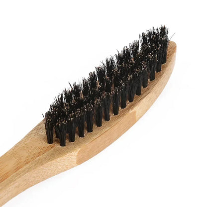Beech Long Handle Brush for Men's Mustache Shaving