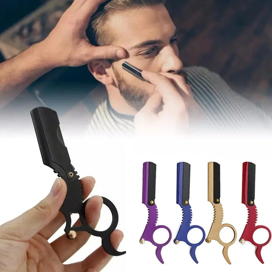 Manual Barber Razor Haircut Shaving Tool - Beard Trimming